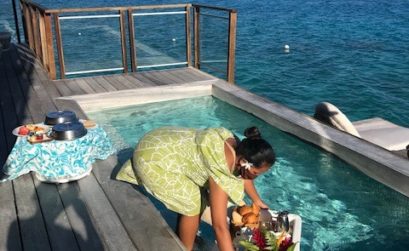Acceuil et service de qualité au Conrad Hotel Bora Bora