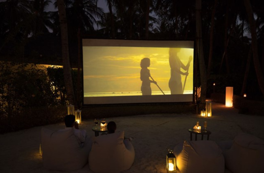 cinéma plein air lux maldives